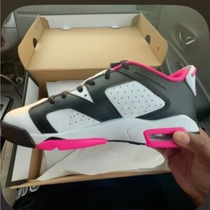 Jordan 7 Pink and Black Retro